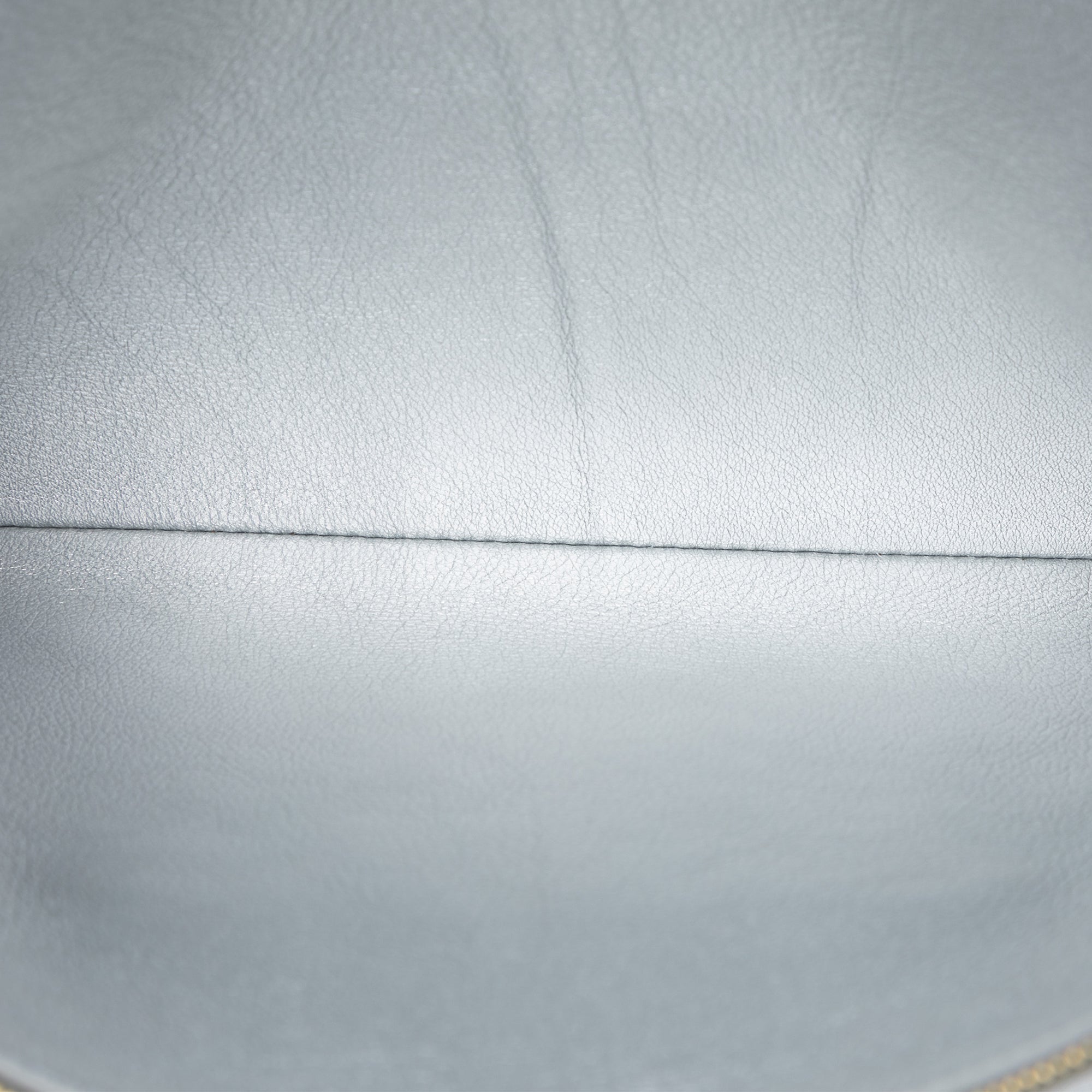 Metallic Calfskin Cuir Triomphe Zip Pouch