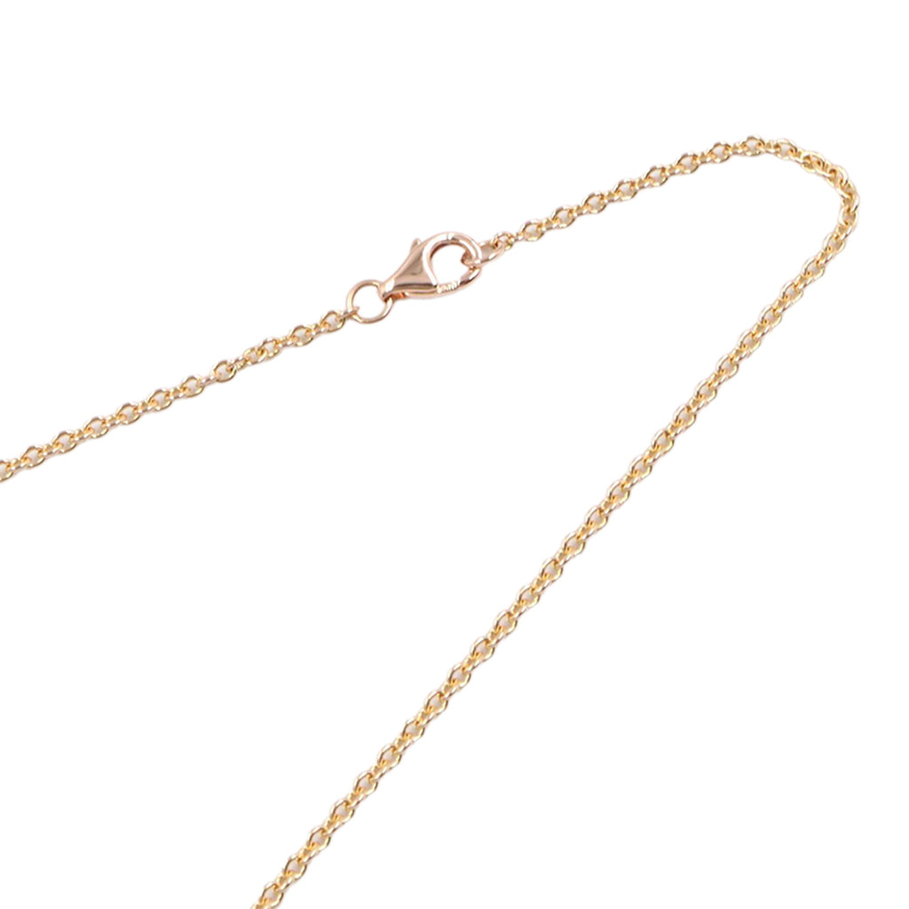 18K Rose Gold Love Interlocking Necklace