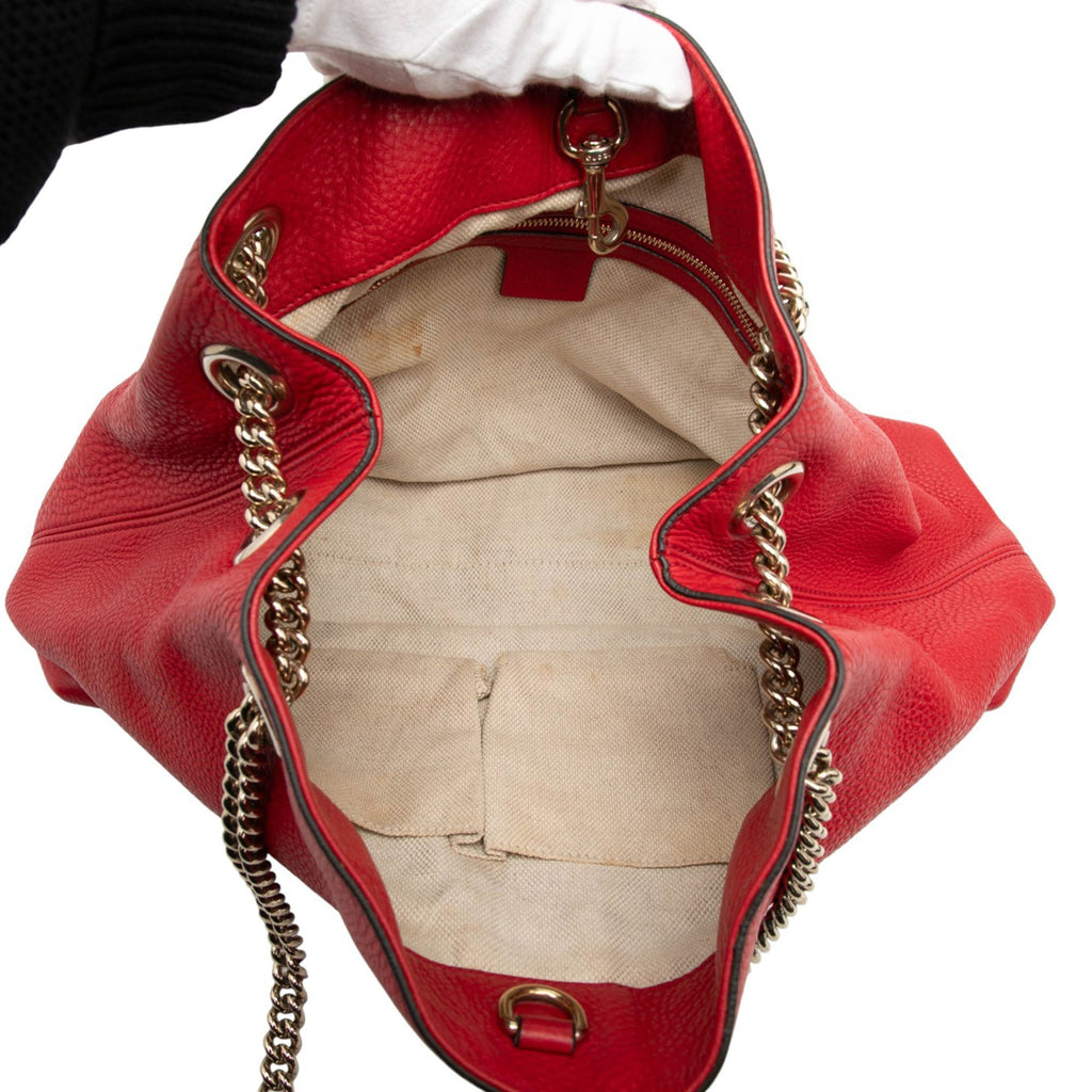 Medium Leather Soho Chain Tote