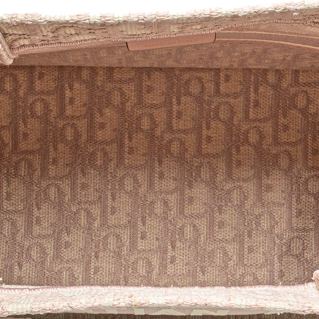 Medium Oblique Embroidered Canvas Book Tote