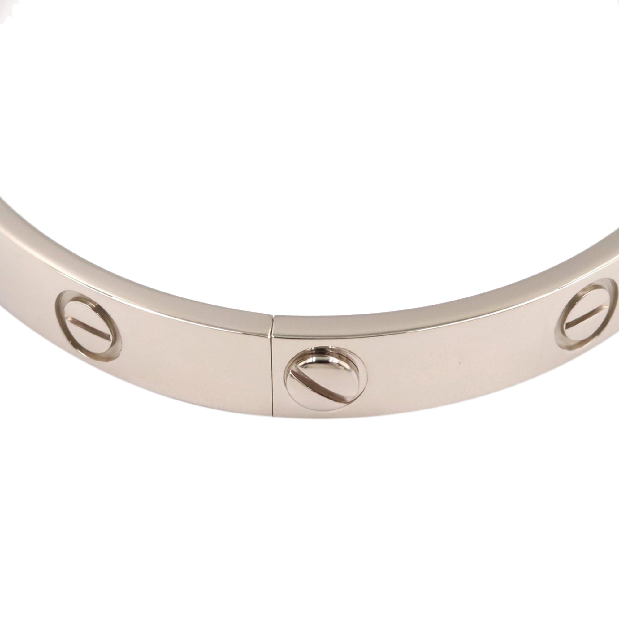 18K White Gold Classic Love Bracelet