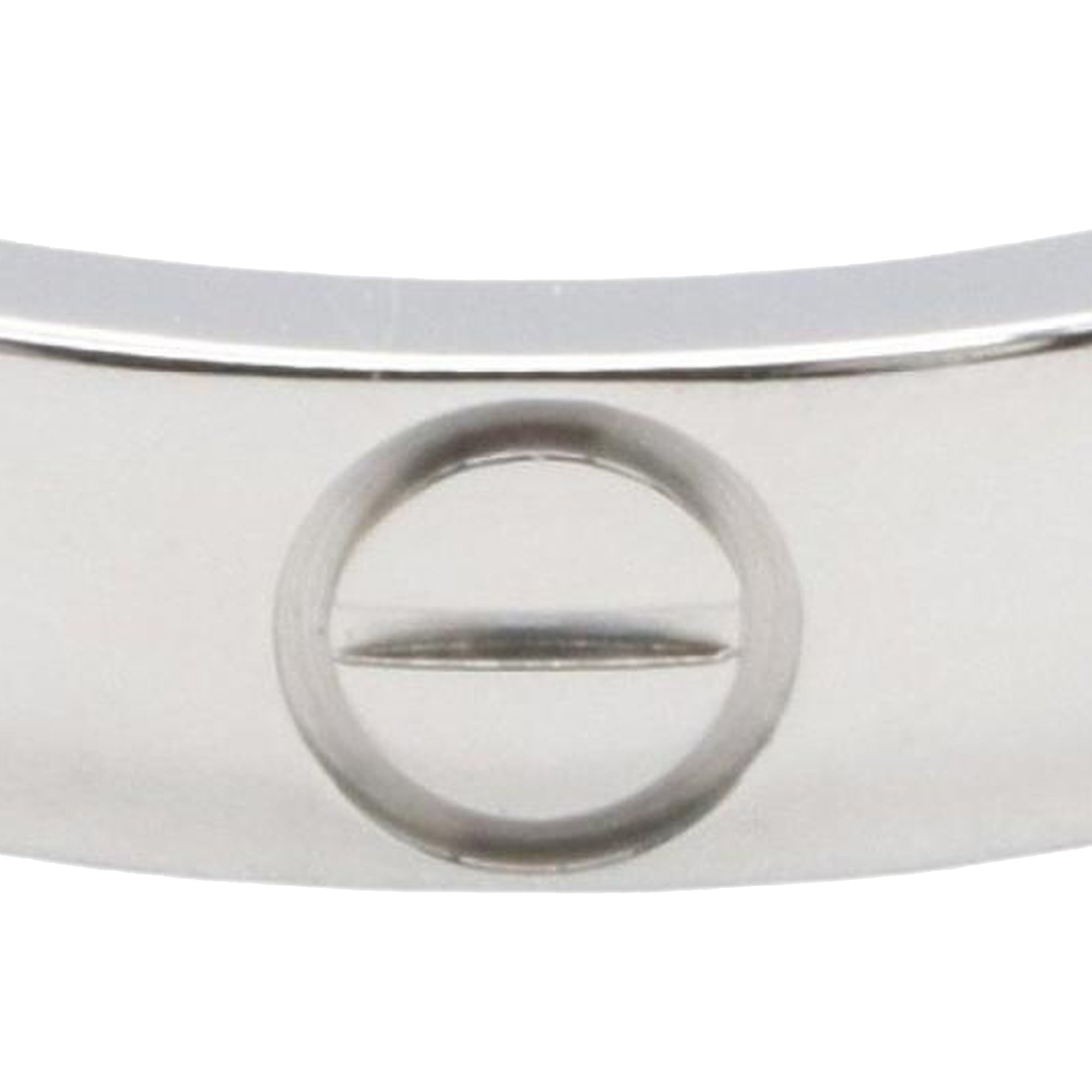 18K White Gold Small Love Ring