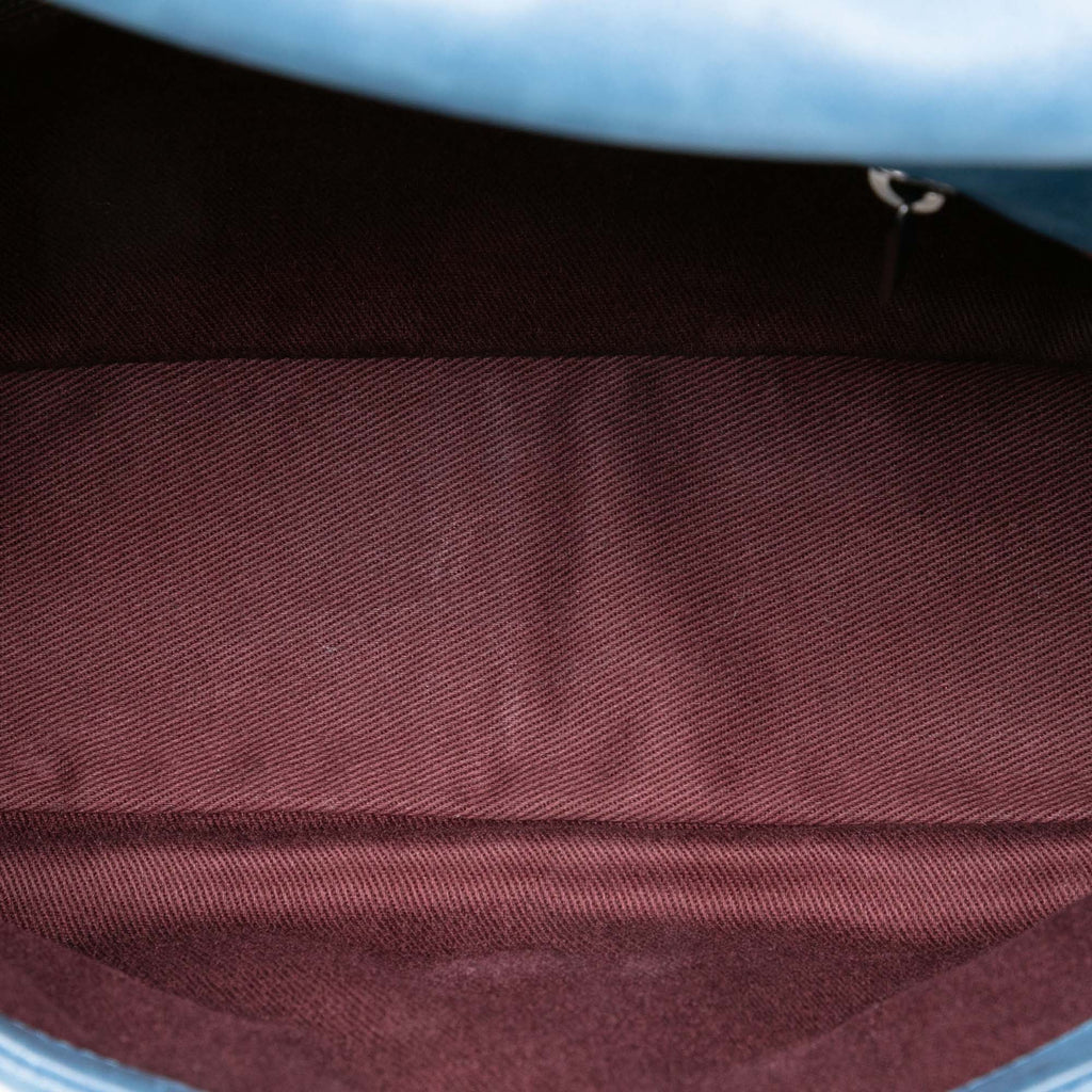 Medium Iridescent Calfskin In The Mix Flap