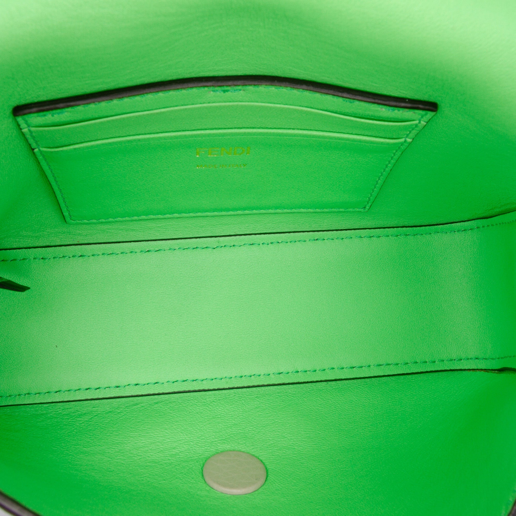 Mini Leather Baguette Satchel