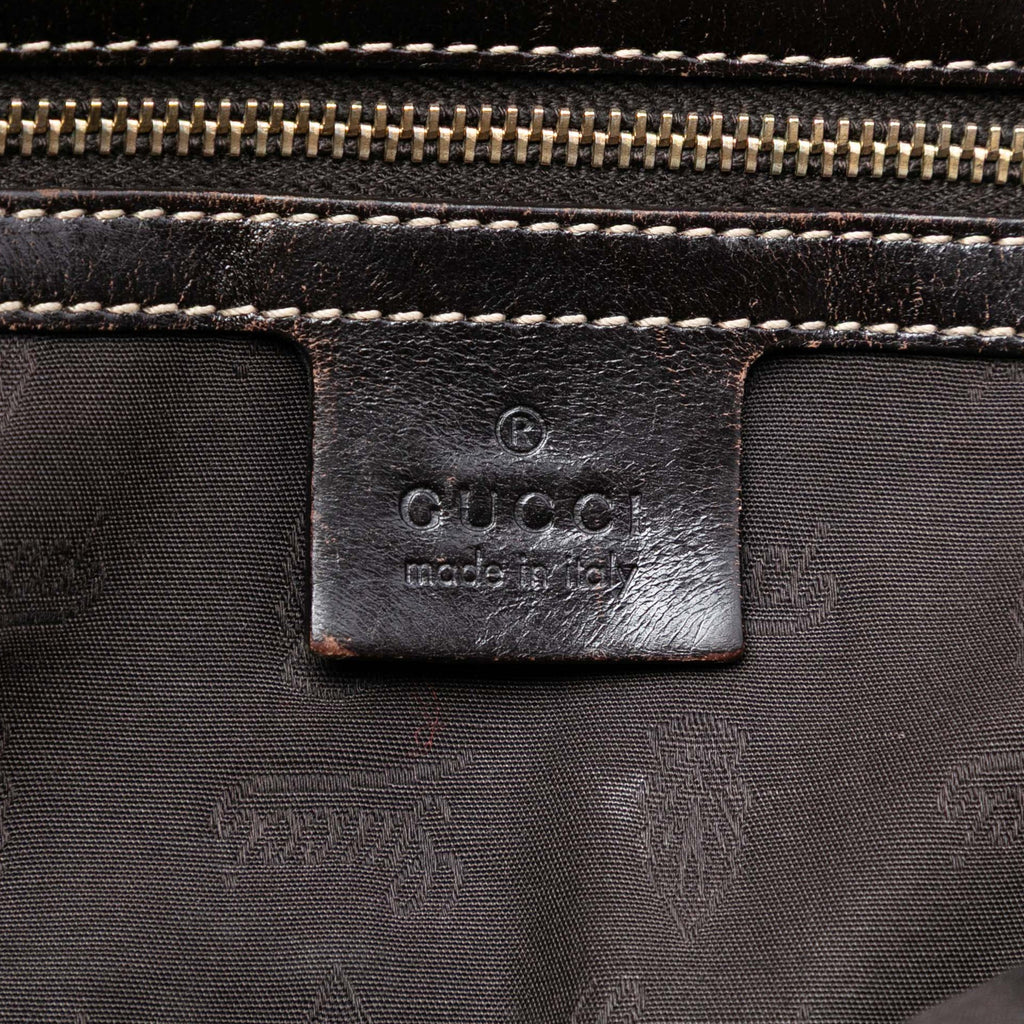 GG Canvas Web Tassel Tote