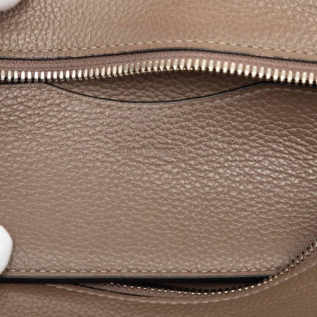 Mini Grained Calfskin Motocross Neo Classic City Satchel