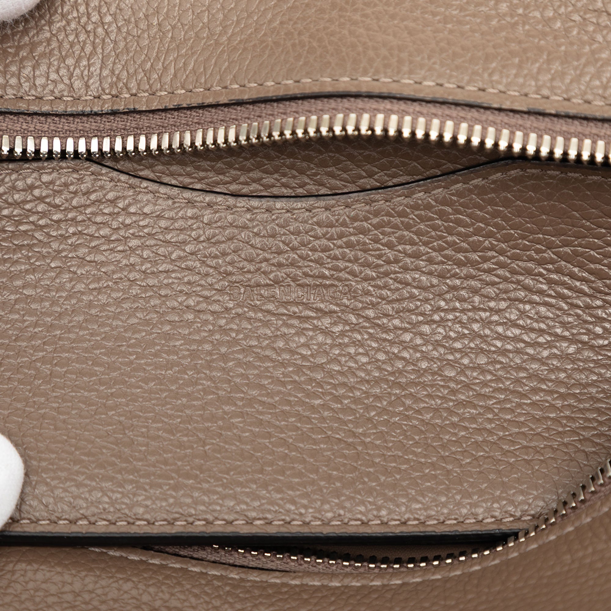 Mini Grained Calfskin Motocross Neo Classic City Satchel