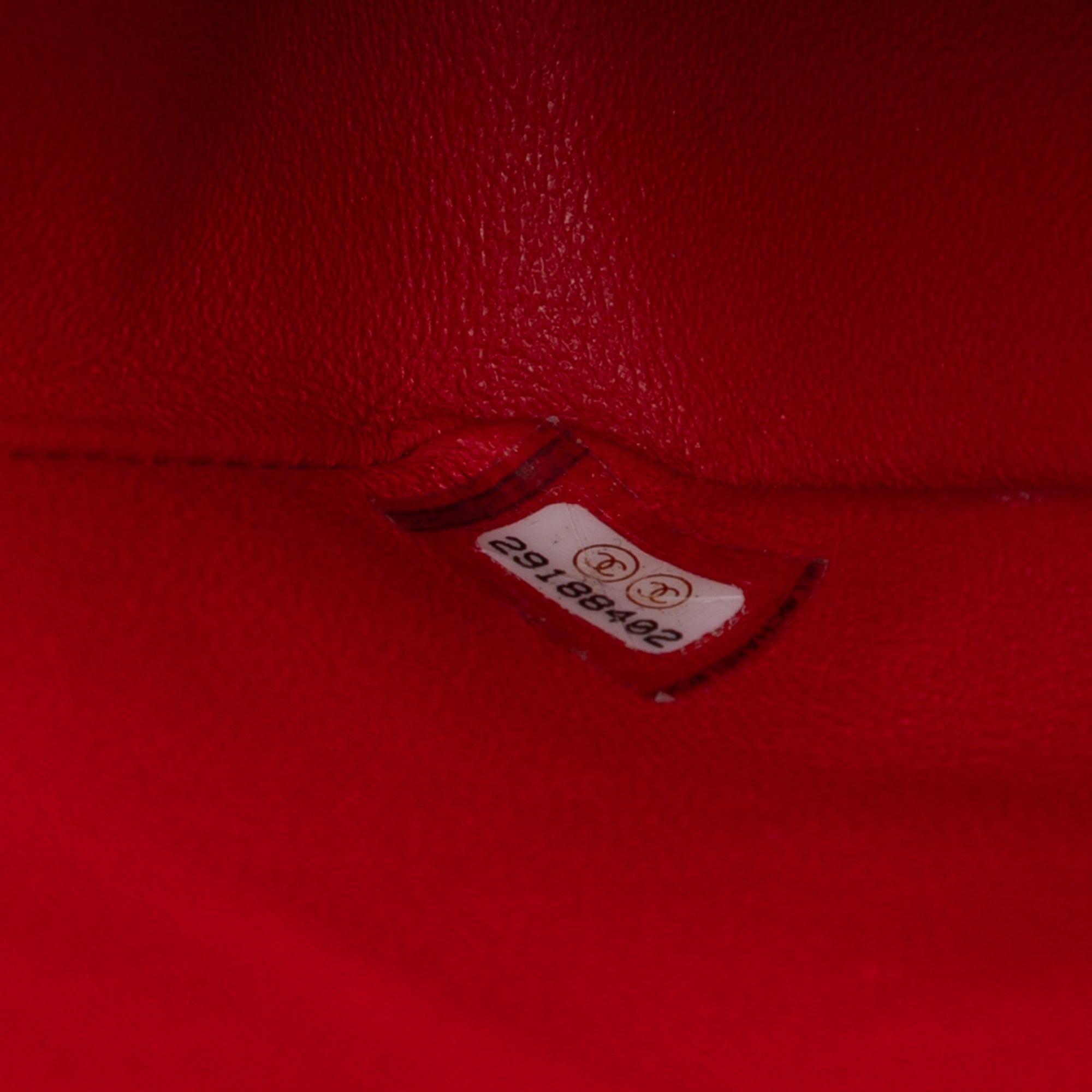 Medium Classic Bicolor Patent Double Flap