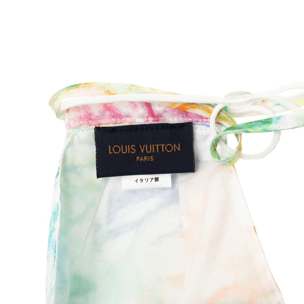 Virgil Abloh Monogram Watercolor Bandana and Mask Set