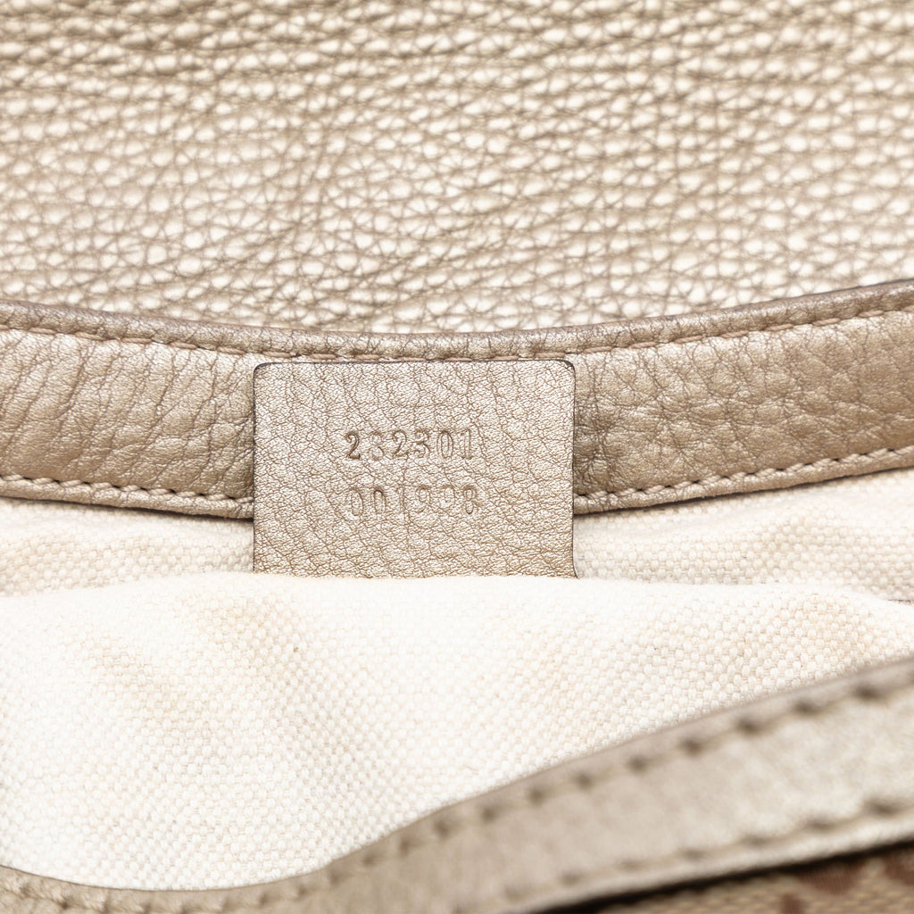 GG Canvas Bella Flap Satchel