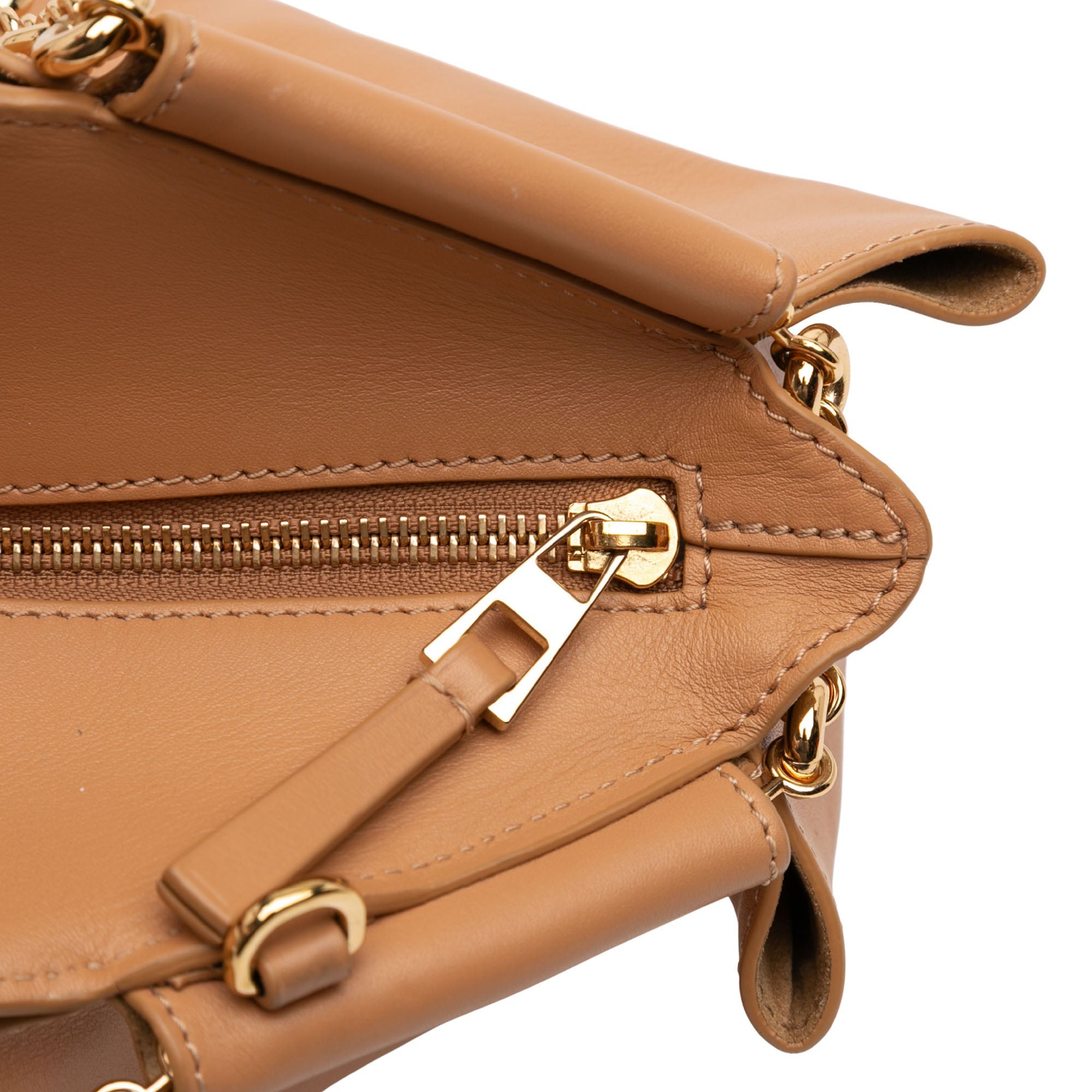 Leather Paseo Chain Satchel