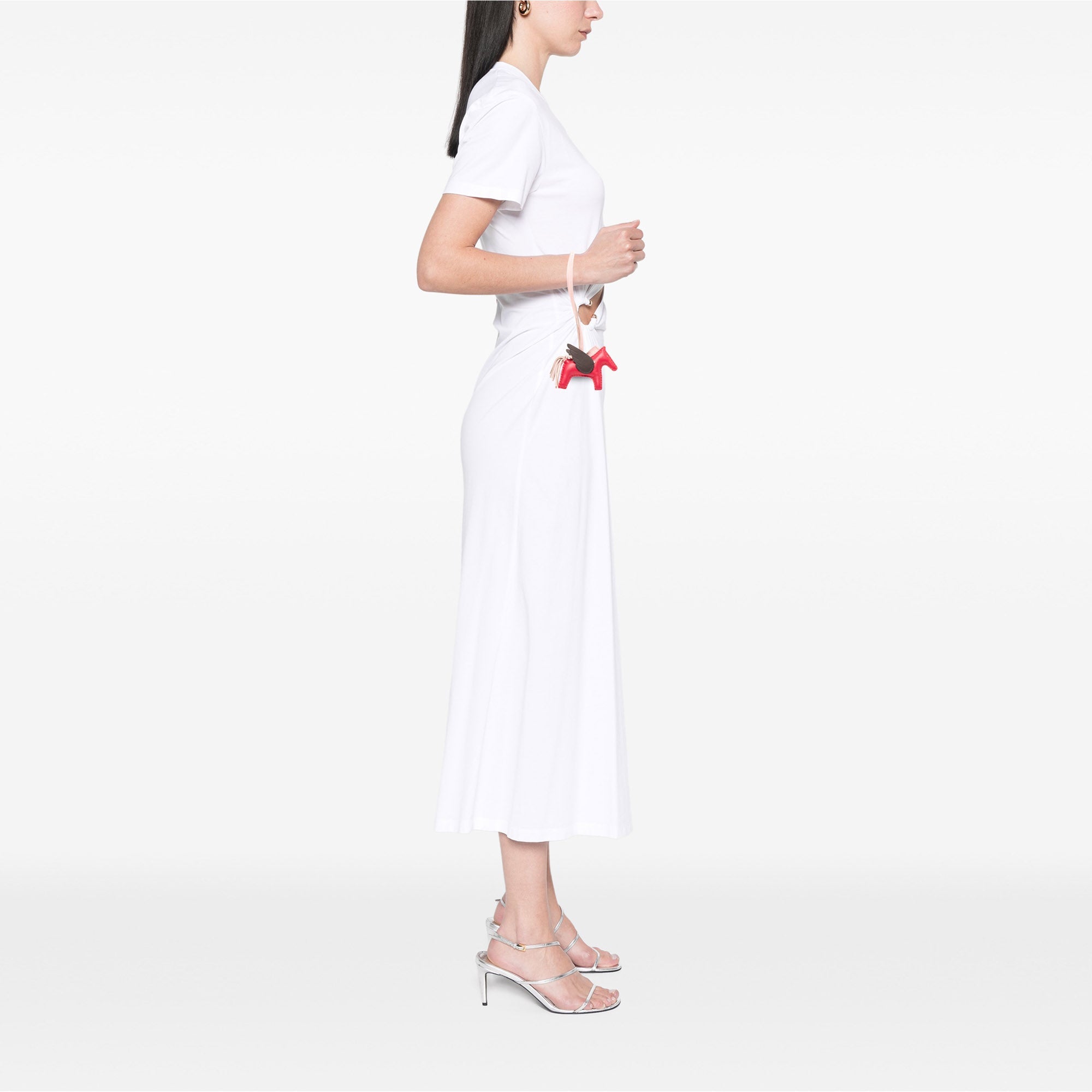 Milo Lambskin and Swift Grigri Rodeo Pegase Bag Charm PM