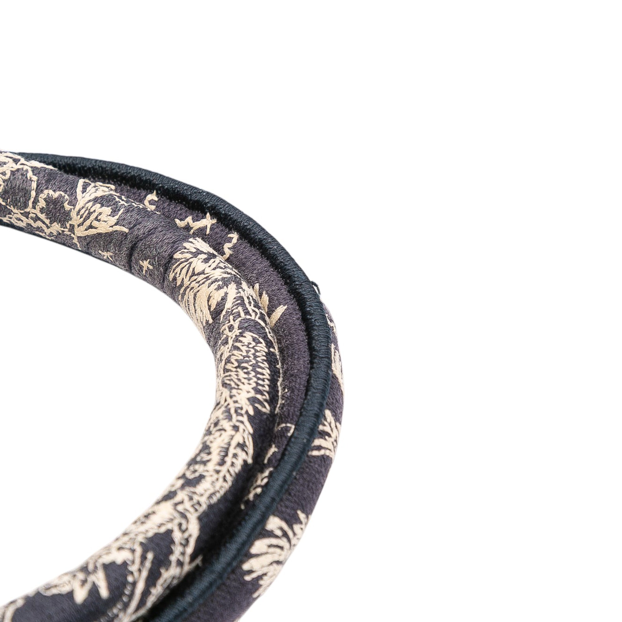 Large Canvas Toile de Jouy Reverse Embroidered Book Tote