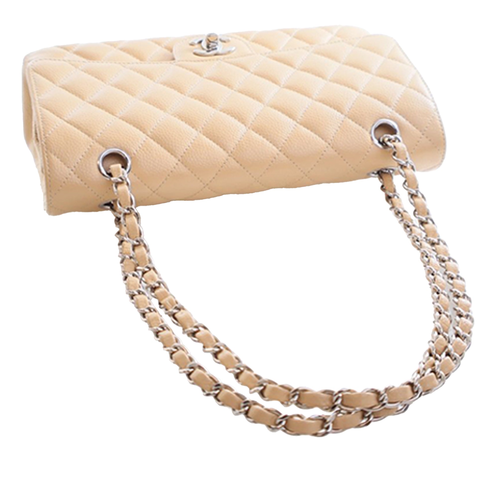 Medium Classic Caviar Double Flap