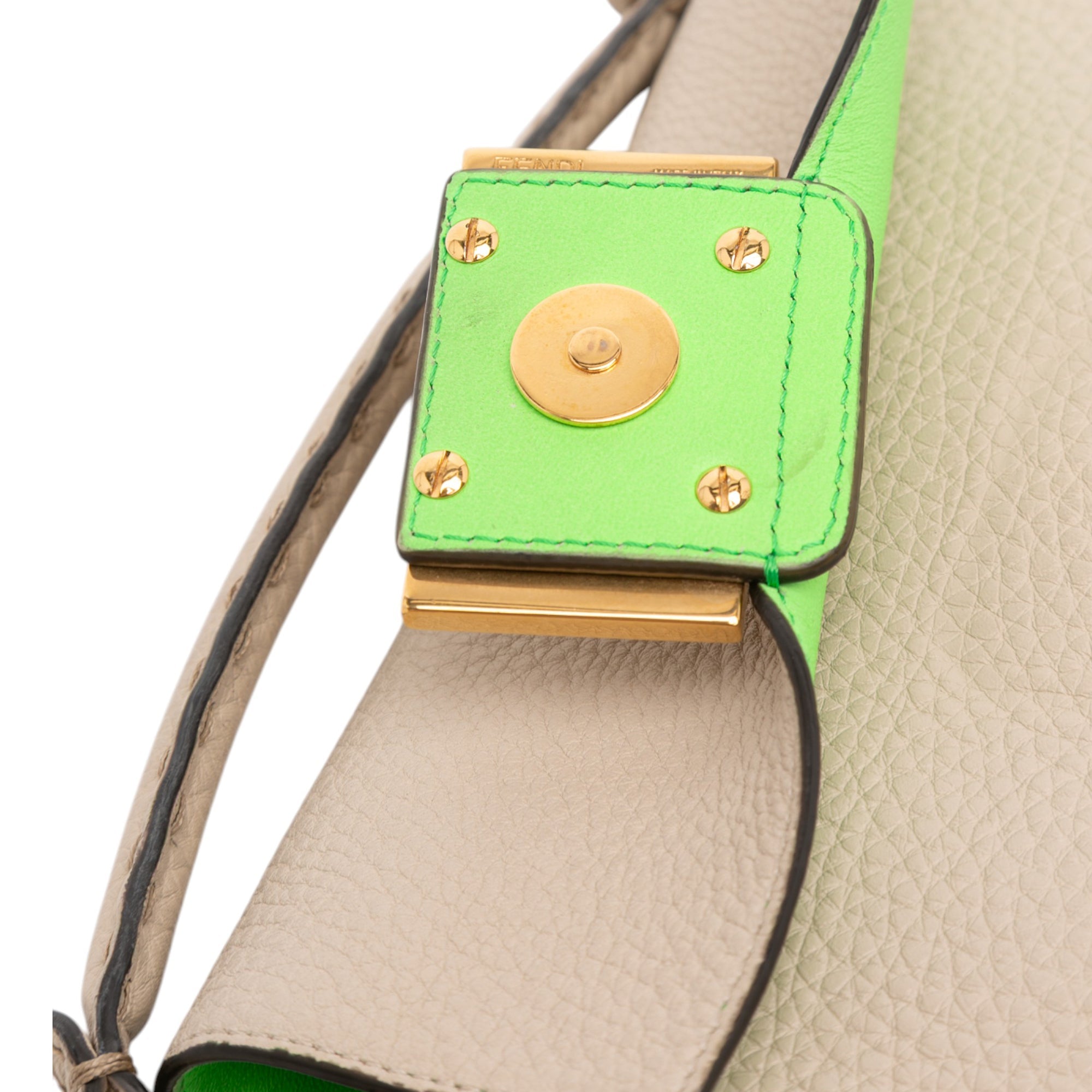 Mini Leather Baguette Satchel