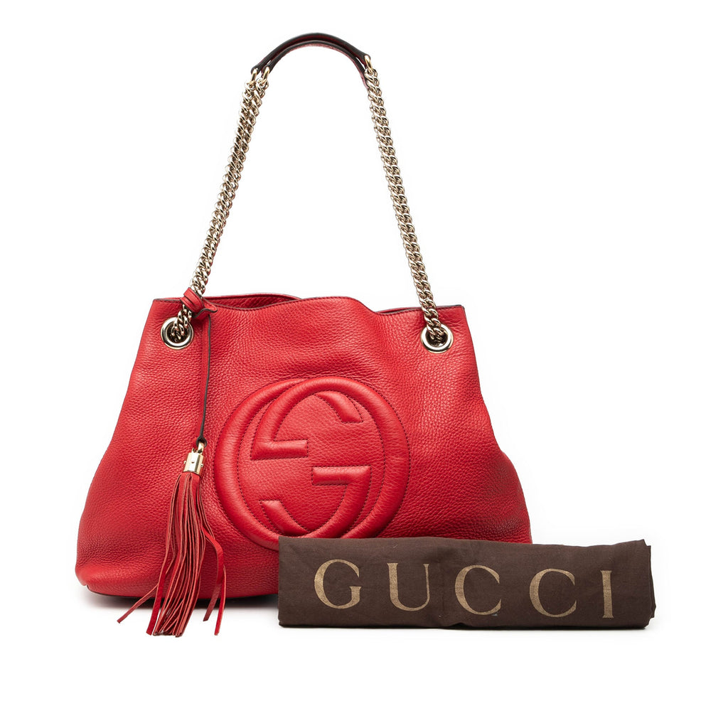 Medium Leather Soho Chain Tote